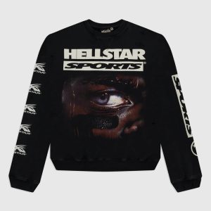 Hellstar 96 Crewneck Black Sweatshirt