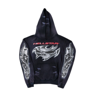 Hellstar Airbrushed Skull Hoodie