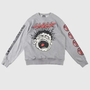Hellstar Records Sweater Grey